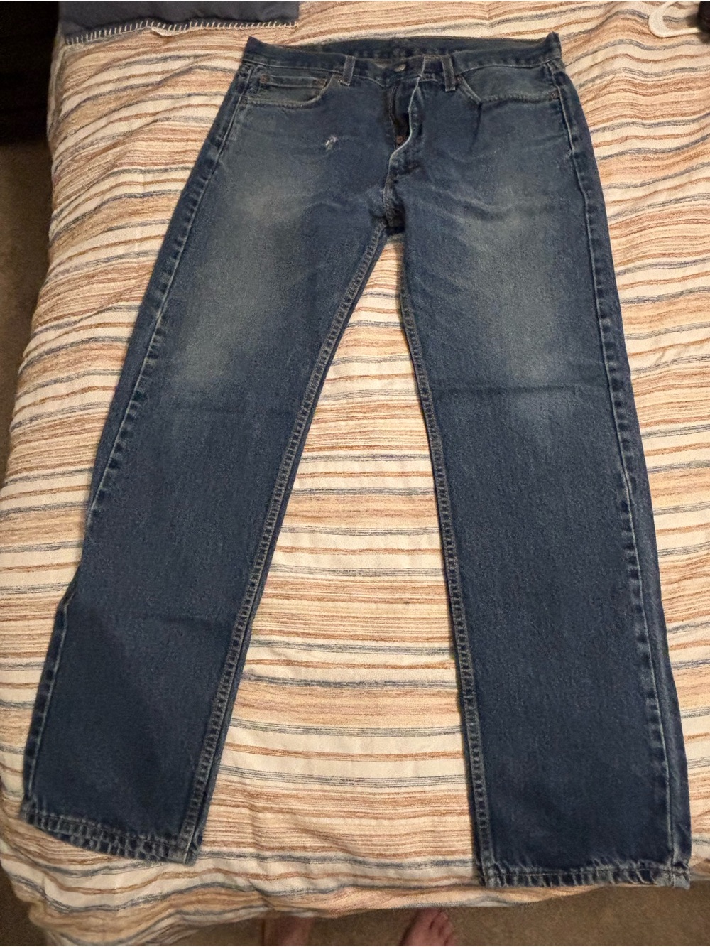Levi's 505 Regular Fit Straight Leg Jeans – Size 36x34